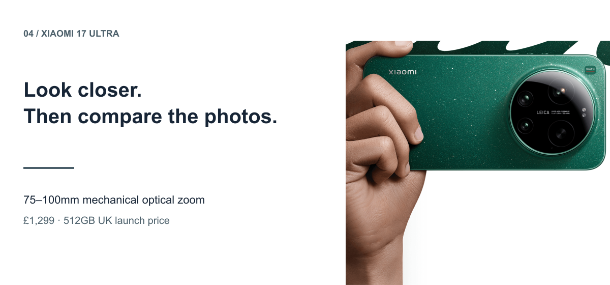 Xiaomi 17 Ultra shown in original Xiaomi product imagery
