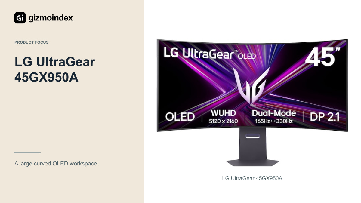 LG UltraGear 45GX950A: LG UltraGear 45GX950A