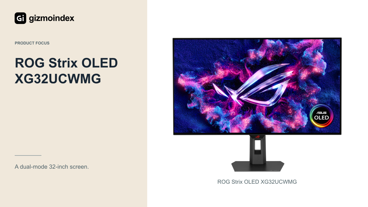 ROG Strix OLED XG32UCWMG: ROG Strix OLED XG32UCWMG