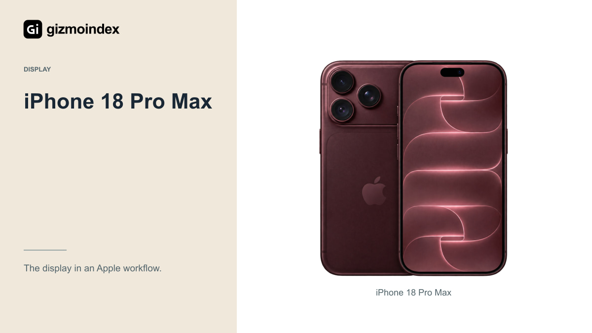 iPhone 18 Pro Max: Apple iPhone 18 Pro Max