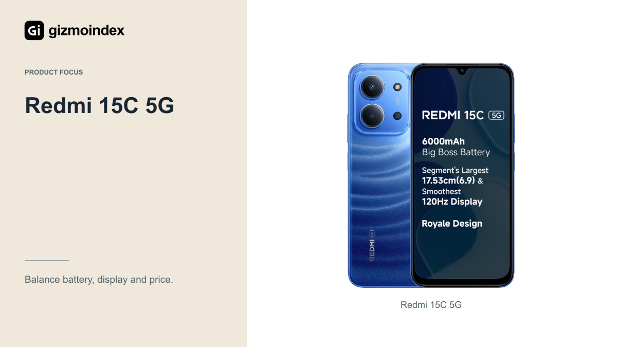 Redmi 15C 5G: Redmi 15C 5G