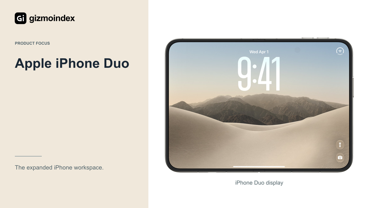 Apple iPhone Duo: iPhone Duo display