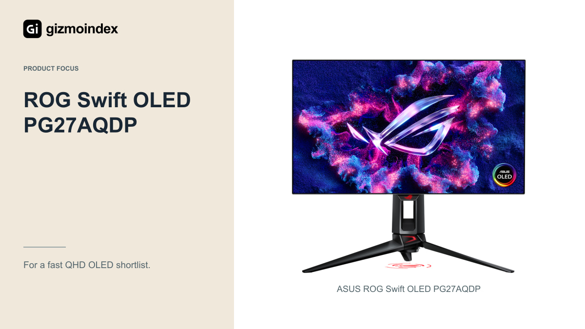 ROG Swift OLED PG27AQDP: ASUS ROG Swift OLED PG27AQDP