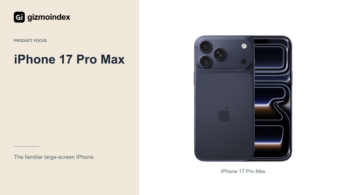 iPhone 17 Pro Max: Apple iPhone 17 Pro Max