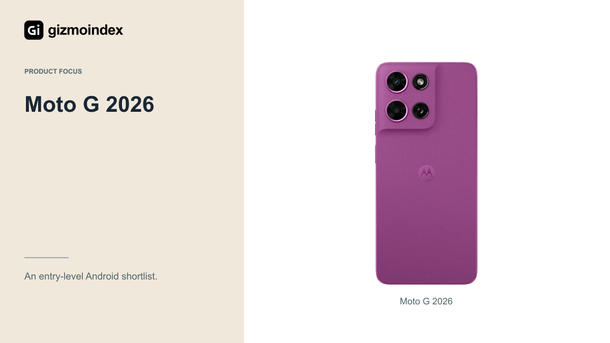 Moto G 2026: Motorola Moto G 2026