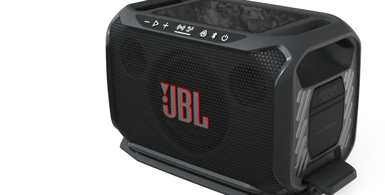 JBL BassPro Go2 portable and dockable audio system