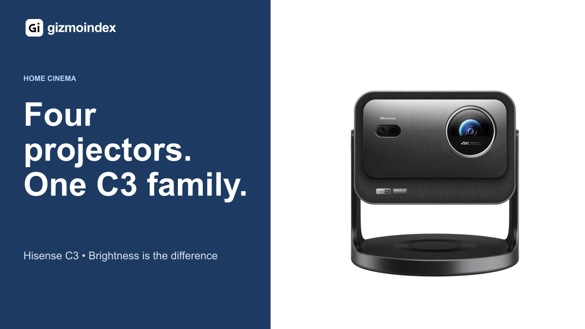 Hisense’s US C3 projector range offers up to 300-inch images
