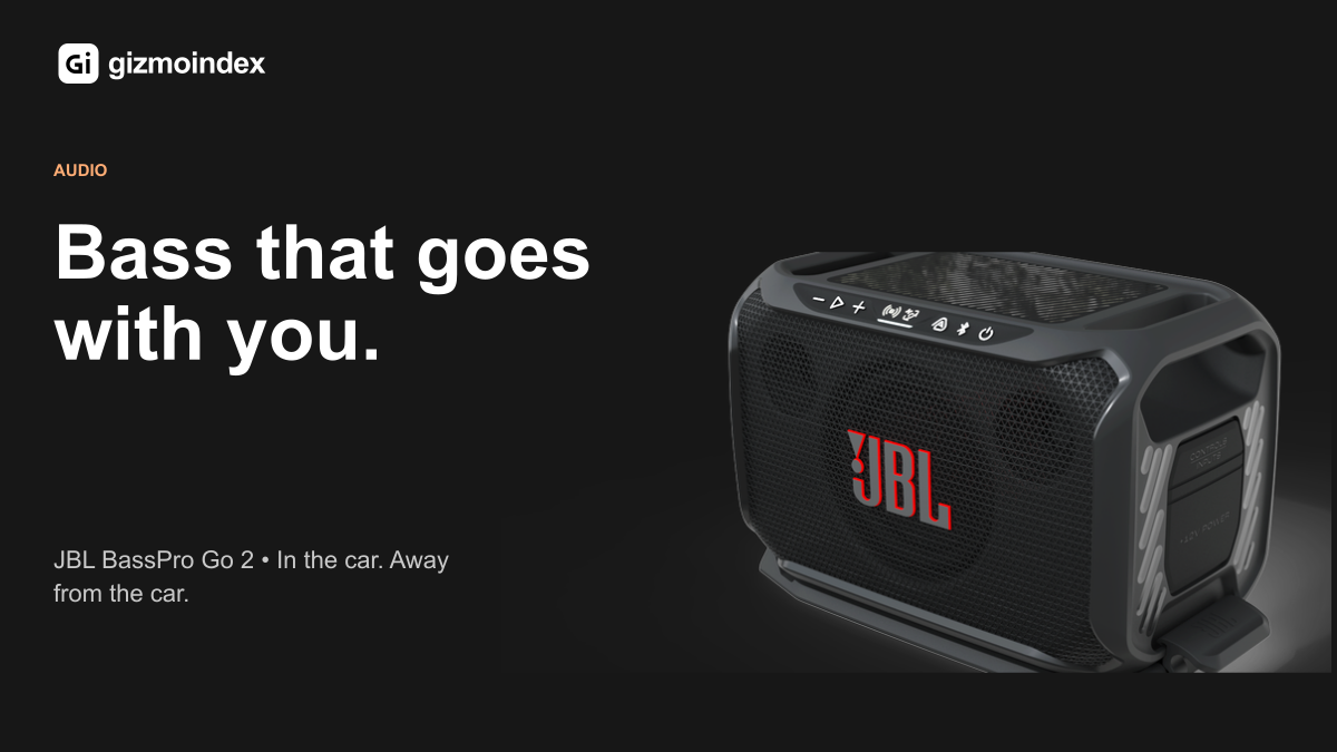 JBL BassPro Go2 switches from a docked subwoofer to a portable speaker