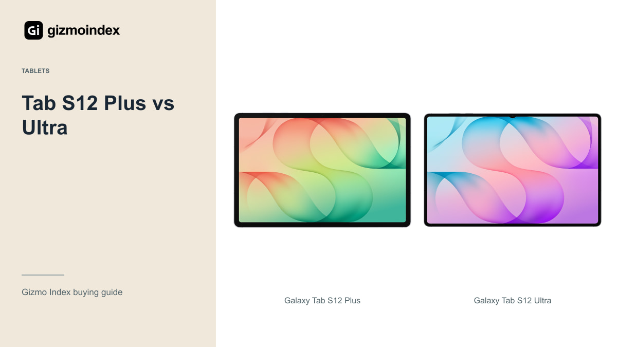 Galaxy Tab S12 Plus vs Tab S12 Ultra: Which Should You Buy?