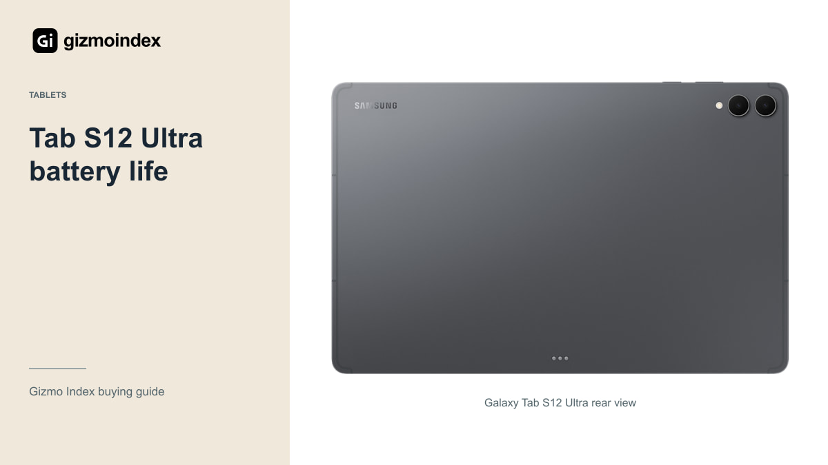 Galaxy Tab S12 Ultra Battery Life: How Long Does It Last?